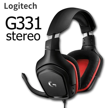 Logitech G331 Stereo Gaming Esports káblové hlava-montáž S mikrofónom Podpory PC, herné konzoly a mobilné zariadenia