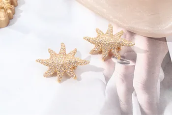 Európskych A Amerických Dizajnérov Vytvoriť Módny Trend Hviezdice Náušnice Šperky Pre Ženy 2022 Trend