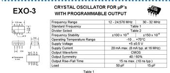 10PCS/ EXO-3C 14.7456 M 14.7456 MHZ DIP-8 in-line aktívny crystal oscilátor KSS integrované nové