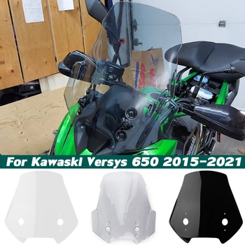 Motocykel Versys 650 čelné Sklo Čelné sklo veterný štítok pre Kawasaki Versys650 LT KLE650 2015-2020 2021 KLE 650 Príslušenstvo