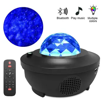 Bezdrôtový Bluetooth Reproduktor s LED Svetlo s Hviezda Galaxy Premietacie Domov Narodeninovej Party Atmosféru Svetla ako Najlepší Darček pre Deti