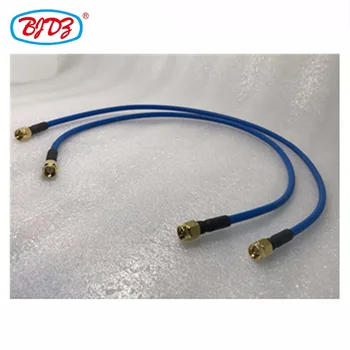 Doprava zadarmo 2 kus rf SMA male jumper kábel SMA samec na sma samec konektor pre RG402 flexibilný kábel, montáž 45 cm pigtail