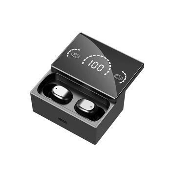 Vysoko Kvalitné Bezdrôtové Slúchadlá Bluetooth-kompatibilné LED Slúchadlá Typ-C Potlačením Hluku Cestovné Telefónu HiFi Slúchadlá Hands-free