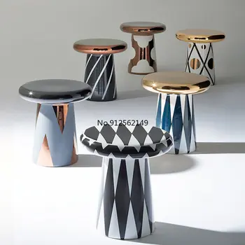 in strane tabuľky rohu tabuľky módne jednoduché malé stolíky dizajnér okrúhly konferenčný stolík make-up stolice keramické mesas طاولات