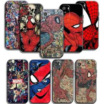 Marvel Spiderman Telefón Prípadoch Pre Xiao Redmi Poznámka 11T 11 Pro 4G 5G Redmi Poznámka 11 4G 11 5G Zadný Kryt Coque