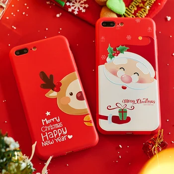 ASINA Santa Claus puzdro Pre iPhone 14 13 11 12 Pro Max Mini Vianočný Kryt Pre iPhone 7 8 Plus X XR XS Max TPU Fundas Vianočný Darček