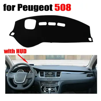 Auto panel pokrýva mat pre Peugeot 508 Vysokej konfigurácia celý rok Ľavej strane disku dashmat pad dash kryt auto príslušenstvo