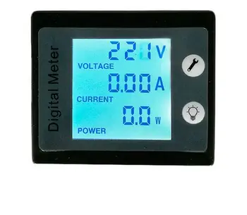 STRIEDAVÝ jednofázový Digitálny LCD Wattmeter Power Meter 220V 10A Napätie Prúd Energie Elektrickej Energie Consumptio Meter PZEM-001