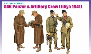 DRAGON 1/35 6693 DAK Panzer & Delostreleckej Posádky (Líbya 1941)