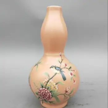 Čína vysoko kvalitné Keramické Kvety a vtáky tekvica vázy