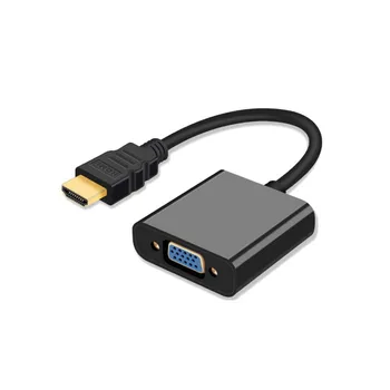 1000pcs HD1080P Digitálneho na Analógový Prevodník Kábel kompatibilný s HDMI VGA Pre PS4 PC, Notebook, TV Box na Projektor Displayer