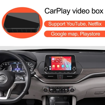 Video AI Box pre Nissna Kopy Qashqai X-Škol Sylphy Altima s Postavený v CarPlay, Podporuje Zrkadlo Odkaz Multimediálne Android WIFI