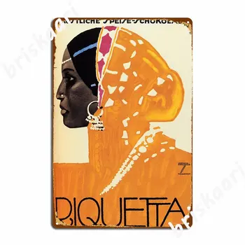 Riquetta Čokolády 1926 Kovové Prihlásiť Pub Vytvoriť Kuchyňa Plakety Tin Prihlásiť Plagáty