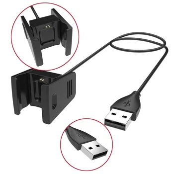 USB Nabíjací Kábel Štandardnej Nabíjačky 55 CM Kábel Kábel Pre Fitbit Poplatok 2 3 4 Náramok Bezdrôtový Smartband Náramok
