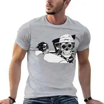 Strach Nenávisti Las Vegas Dr Gonzo Hunter Thompson Nadrozmerná T-Shirt Pánske Letné Oblečenie 100% Bavlna Streetwear Veľká Veľkosť Topy Čaj