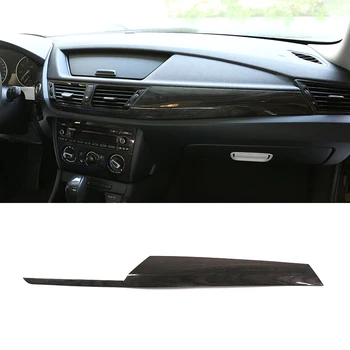 ABS Čierne póry Dreva Interiéru Vozidla stredovej Konzoly Ochrany Panel Kryt Výbava Pre BMW X1 E84 2011-2015 Príslušenstvo