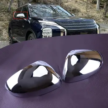 1 Pár Auto Ľavej Pravej Strane Dverí, Spätné Zrkadlo Pokrytie Výbava Chrome ABS vhodné na Mitsubishi Outlander 2022 Nové