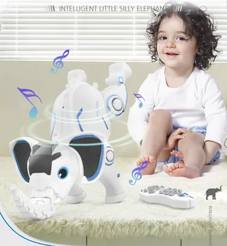 2020 Najnovšie Kvalitné RC Smart Pet Robot Programming Smart Slon Robot Hračky môžete Spev, tanec RC zvierat, hračky, Darčeky