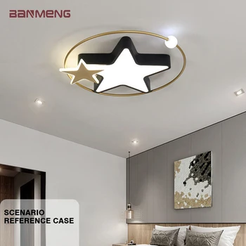 LED stropné svietidlo moderného Nordic stropné svietidlo 40W 50W 65W hviezdy, mesiac, model vnútorné osvetlenie domova pre obývacia izba, spálňa