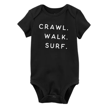 Prechádzanie Walk Surf Detské Tričko 2022 Darček pre Nových Rodičov, Mama a Detské Oblečenie Sady Rodiny Zodpovedajúce Oblečenie List Móda