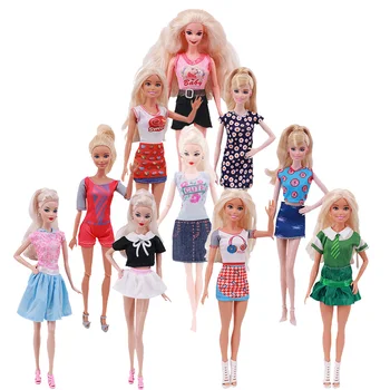 2021 Nová Bábika-Oblečenie, Krátke Sukne Módne Šaty Pre Denné Nosenie Barbies Obliekať Bábiku Accesstories Deti Hračky,Našej Generácie