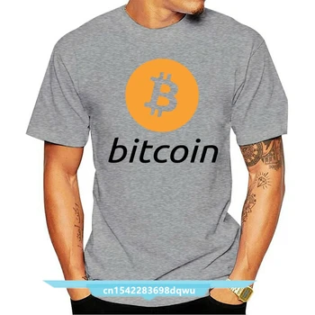 Bitcoin Cryptocurrency Btc Zábavné Tee Tričko Mužov 2021 Zábavné Bavlna Top Tričká Krátky Rukáv, Krátke Rukáv