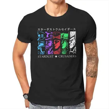 Muži Anime Jojos Bizarné Dobrodružstvo T Shirt Japonského Manga Bavlna Módne Topy Krátky Rukáv, Okrúhly Golier Tees Dospelých T-Shirts