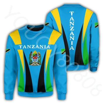 Africký Región Mužov je Nové Oblečenie, Sveter Tlačené okolo Krku Príležitostné Športové Street Style Tanzánia Harajuku Top