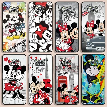 Disney Roztomilý Minnie Mickey Telefón puzdro Pre Xiao Poco X2 F1 F2 X3, C3 M3 F3 X4 M4 F4 M5 S Pro 4G 5G NFC GT Čierne Funda Kryt Mäkké