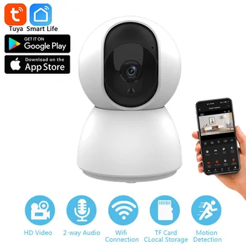 1080P Tuya Smart Mini WiFi IP Kamera Interiérová Bezdrôtová Dohľadu Auto Sledovania Ľudskej Home Security CCTV Dieťa Pet Monitor Hot