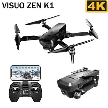 Visuo Zen K1 Gps Rc Drone S 50-Krát Zoom 4k širokouhlý Hd Dual Camera 5g Wifi Fpv Striedavý Motor Letu 28mins Dron Vs F11