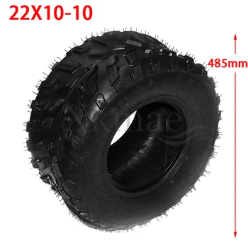 10 palcový vákuové pneumatiky 22X10-10 vonkajšie pneumatiky 4PR pre štyri-kolesové Pláži Auto GOKART KARTING ATV, UTV Buggy