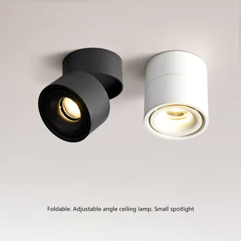 Nové LED Skladacie Downlight Proti Oslneniu Pozornosti, TV joj, Nástenné Stropné Svietidlo s Oblečením Zlato Obchod Mall Osvetlenie