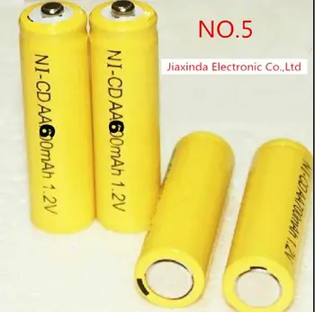 NOVÁ batéria AA600mAh 1.2 V, AA Č.5 600mah Ni-Cd Nabíjateľné batérie