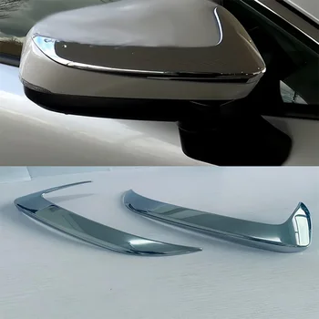 Pre Toyota BZ4X 2022 2023 ABS Chrome Auto Spätné Zrkadlo Pásy Kryt Výbava Zdobia Rám Tvarovanie Auto príslušenstvo