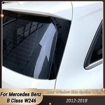 Lesklý Čierny Zadné Okno, Spojler, Bočné Krídlo Pre Mercedes Benz B Trieda W246 B180 B200 2012-2018 ABS Kufor Spojler Canard Splitter