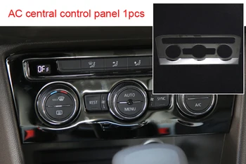 Pre Volkswagen Tiguan 2017-2019 Black titán interiéru Vozidla AC centrálny ovládací panel 1pc