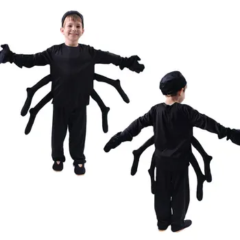Nové Roztomilé Deti Black Spider Cosplay Kostýmy Chlapci Dievčatá Halloween Karneval Party Kostýmy