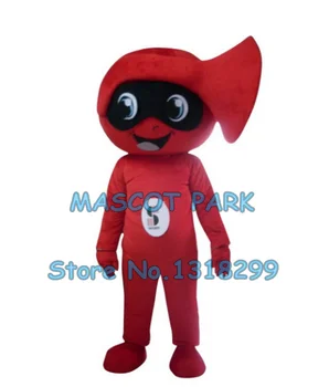 červený roh maskot kostým pre dospelých veľkosť factory veľkoobchod cartoon horn tému anime cosply kostýmy, karneval, maškarný súpravy 2935
