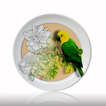 Kreatívny Dizajn Kvetov a Vtákov, Zvierat Vzor Dekorácie, Závesné Dosky Rustikálny Domáce Dekorácie Nové Juhovýchodnej Dizajnér