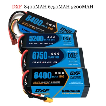 DXF 1/2KS Hardcase Lipo Batérie 2S 3S 4S 7.4 V, 11.1 V 14,8 V V 8400mAh 6500mAh 6750mAh 7000mAh 5200mAh 9200mah 10000mah pre RC Auta