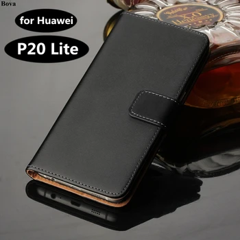Premium PU Kožené puzdro pre Huawei P20 Lite ANE-LX1-LX2-LX3-LX2J-AL00 V-AL00-TL00 Peňažné Držiak Krytu Prípade Ochranný plášť GG