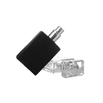 30 ML Clear Black Prenosné Sklo Parfum Spray Fľaše Prázdne Kozmetické Kontajnerov S Rozprašovač Pre Traveler LX8923