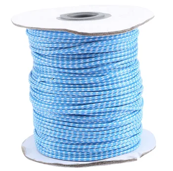 2 mm Modrá+Biela Kórea Nepremokavého Polyesteru Vosk Kábel String Vlákno+Šperky Zistenia Príslušenstvo Náramok, Náhrdelník oceľové Laná 100yards