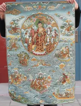 Čínsky Boutique zber Thangka výšivky Buddha diagram