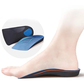 Polovicu klenby podpora ortopedické vložky na ploché nohy správne 3/4 dĺžky stielky nohy starostlivosť o zdravie orthotics vložiť topánky