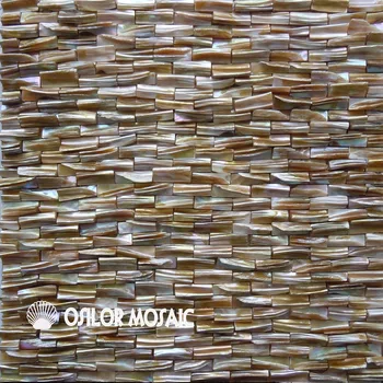 prírodné farby, 100% prírodné Čínsky sladkovodné shell perleť mozaikové dlaždice pre interiér domu dekorácie mop0307