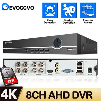 NOVÝ DVR 8 Kanálov Video Rekordér H. 265+ 5MP 4MP 1080P 8CH 5 v 1 Hybridné DVR S 3G Wifi funkcia pre CCTV XVi TVi CVI IP Kamery