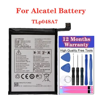 Vysoká Kvalita 5000mAh Alcatel TLp048A7 Náhradná Batéria + Nástroje