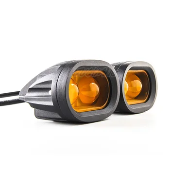 1 KS/2 KS 20W LED Pracovné Svetlo Bar Univerzálne Motocyklové 4D Pomocné Spot Light Off Road Hmlové Svietidlo pre Motocykel, Auto, Auto Truck